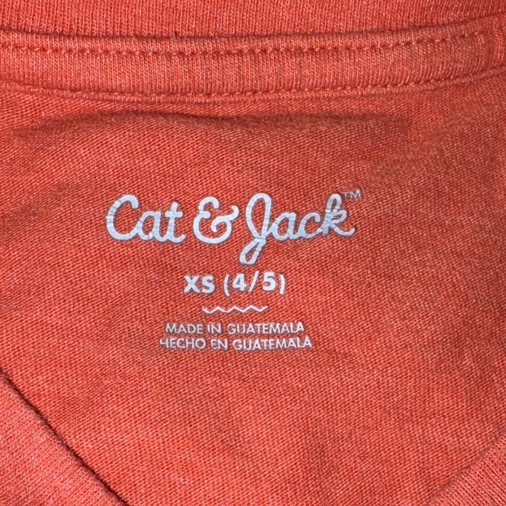 Cat & Jack Boys T-Shirt Pair Feat. Komodo Dragon Bot & an Alien - Boys Size 4/5 - Picture 5 of 5